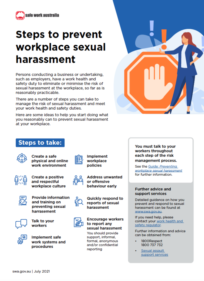 Steps To Prevent Workplace Sexual Harassment Respectwork 